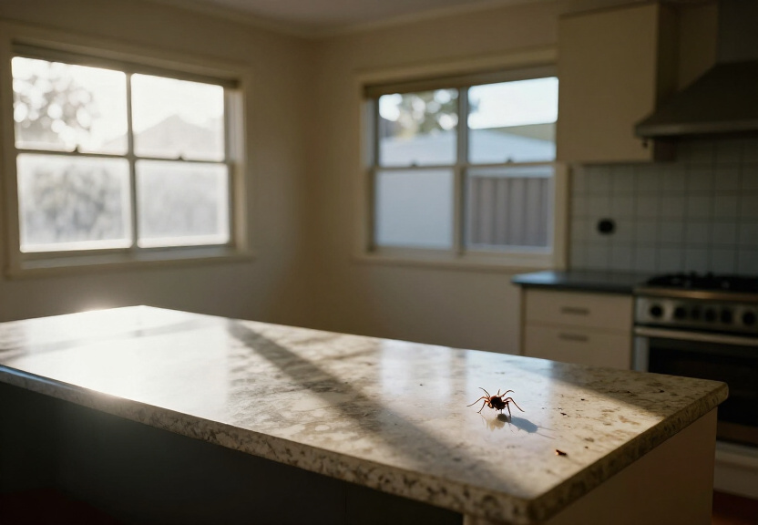 Termite damage in a Wentworth Point home before treatment